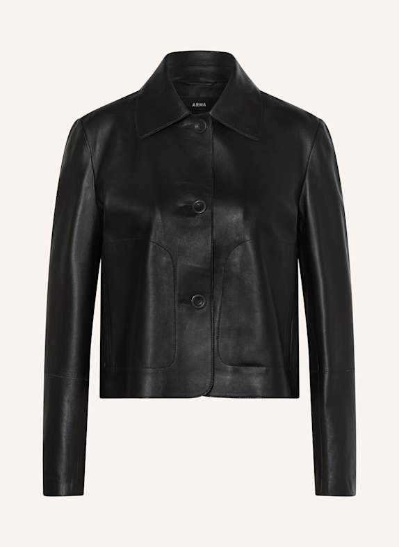 ARMA Lederjacke SCHWARZ