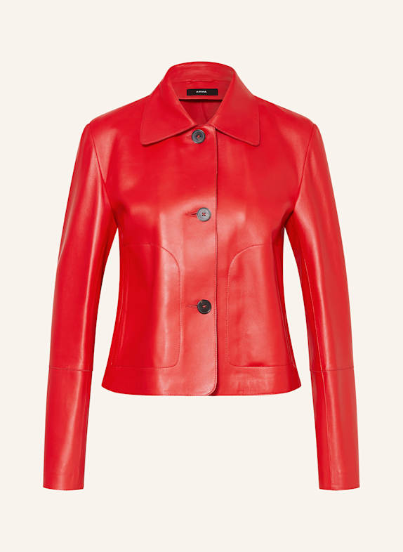 ARMA Lederjacke ROT