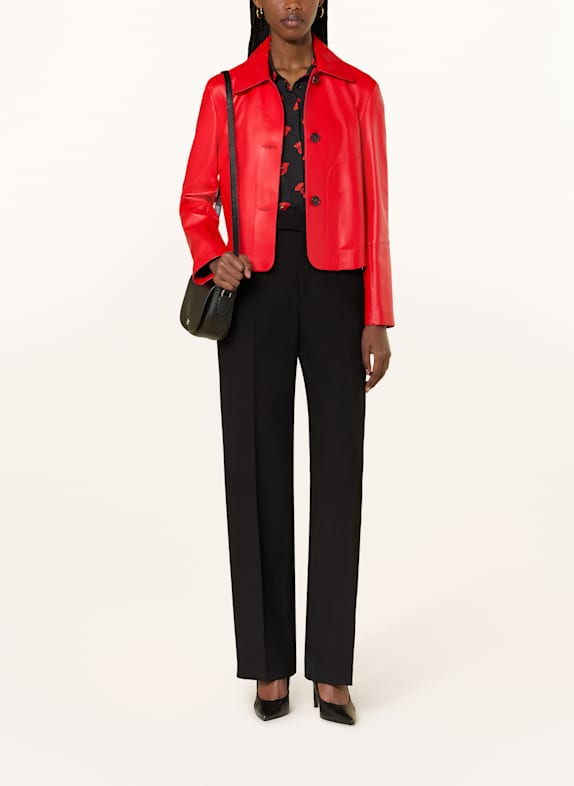 ARMA Lederjacke ROT