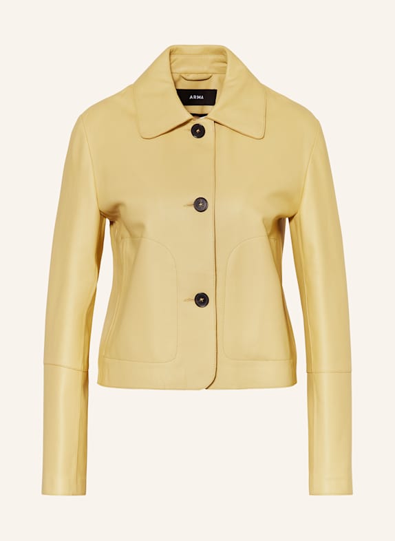 ARMA Lederjacke GELB