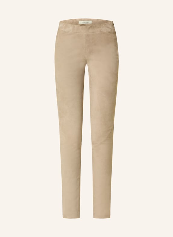 lilienfels Leather Leggings TAUPE