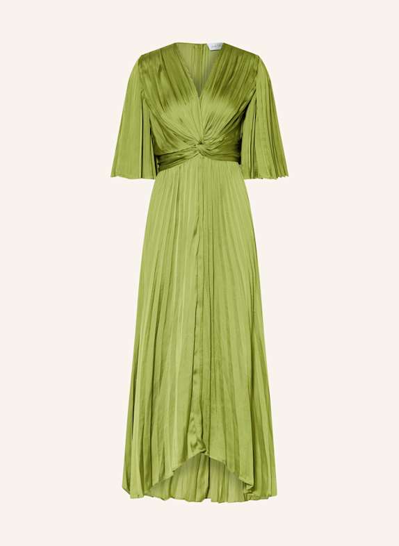 Joseph Ribkoff Plisseekleid aus Satin HELLGRÜN