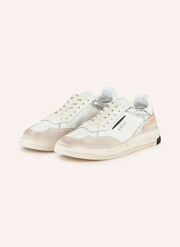 GHOUD Sneakersy TWEENER BIAŁY/ JASNOCZARY