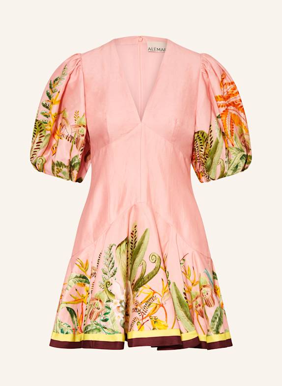 ALÉMAIS Robe PAPAYA ROSE/ VERT/ ORANGE