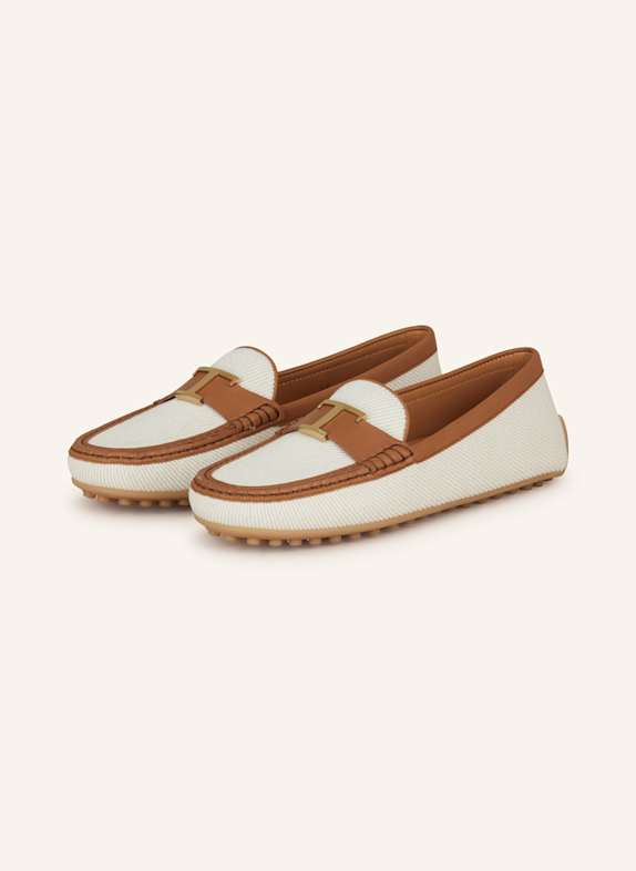 TOD'S Loafer GOMMA ECRU/ COGNAC