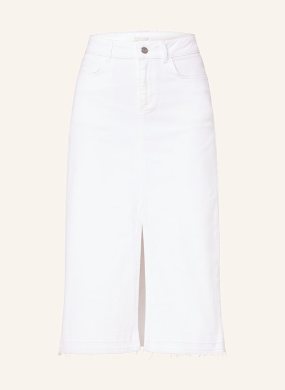 MILANO ITALY Jeansrock 100 WHITE