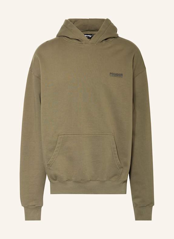 PEGADOR Oversized-Hoodie CLINTON KHAKI