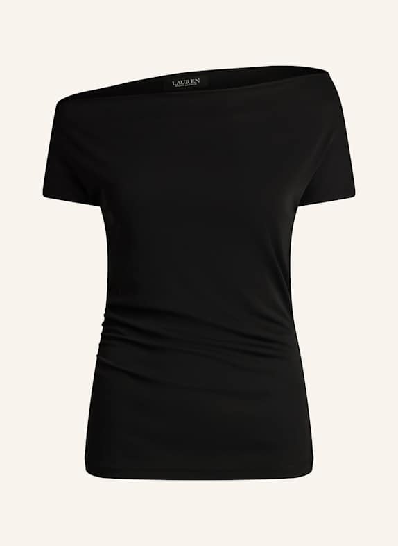 LAUREN RALPH LAUREN One-Shoulder-Shirt SCHWARZ
