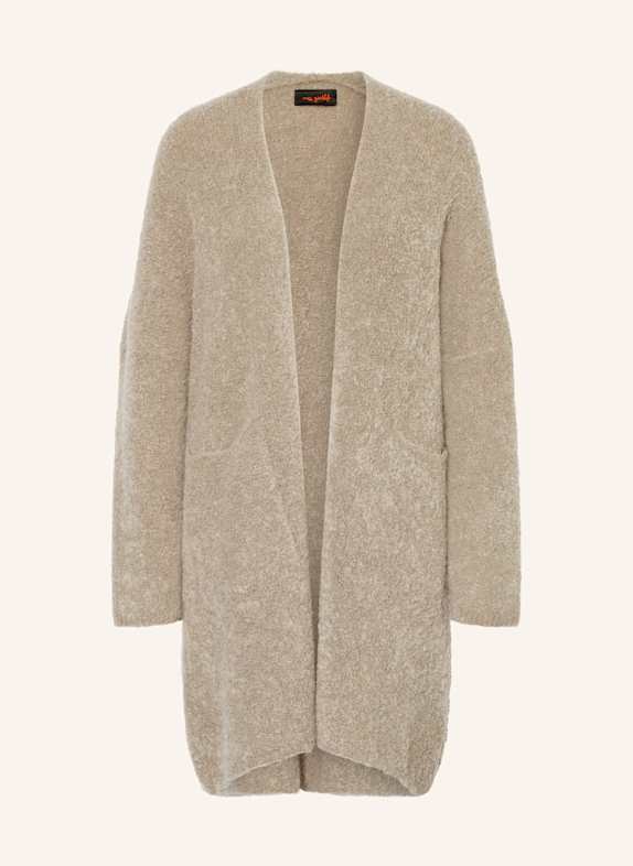 miss goodlife Knit cardigan with alpaca LIGHT BROWN