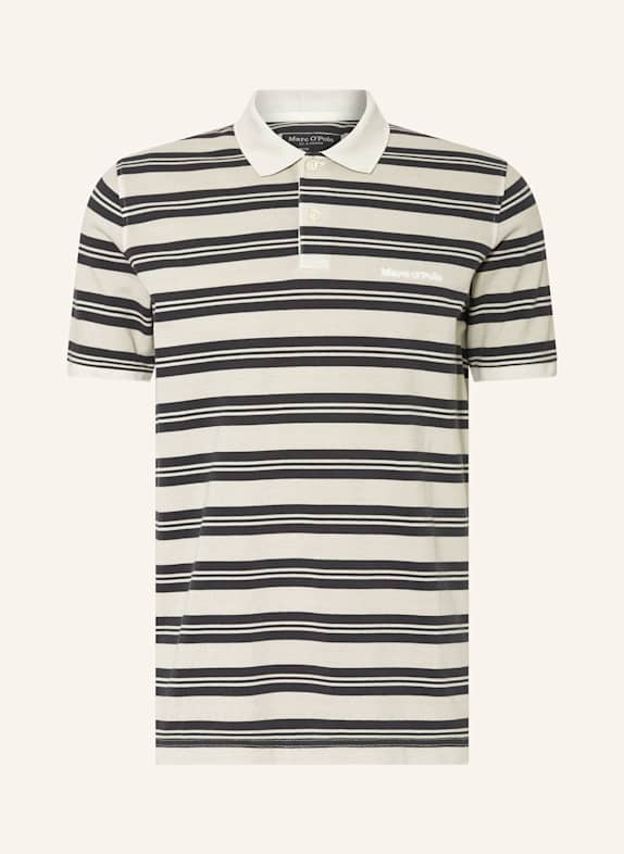 Marc O'Polo Piqué-Poloshirt Regular Fit DUNKELGRAU/ BEIGE