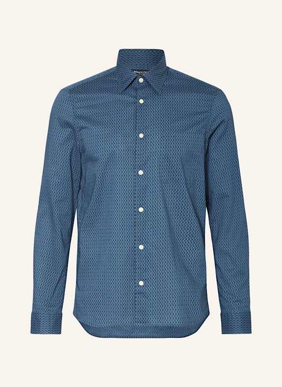 Marc O'Polo Hemd Shaped Fit DUNKELBLAU/ BLAU