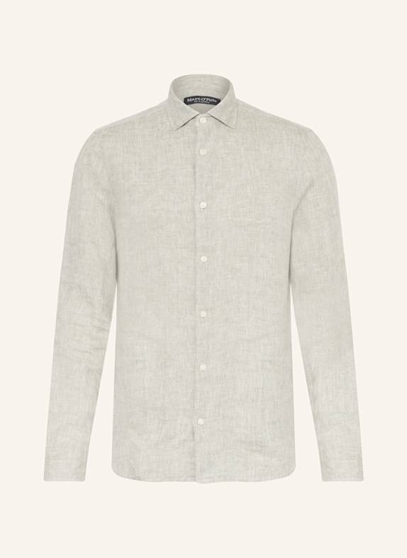 Marc O'Polo Leinenhemd Shaped Fit HELLGRÜN