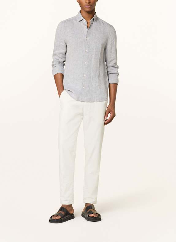 Marc O'Polo Leinenhemd Shaped Fit GRAU