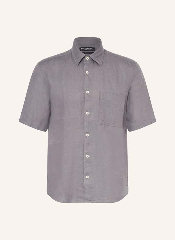 Marc O'Polo men key-chains belts polo-shirts eyewear Fragrance regular fit made of linen GRAY