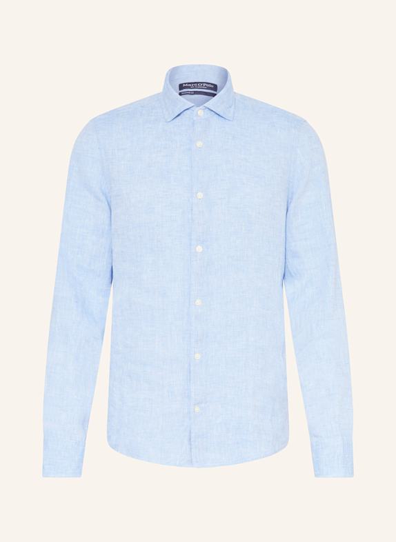 Marc O'Polo Leinenhemd Shaped Fit HELLBLAU