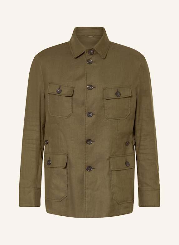 HABSBURG Janker FEISTRITZ mit Leinen KHAKI