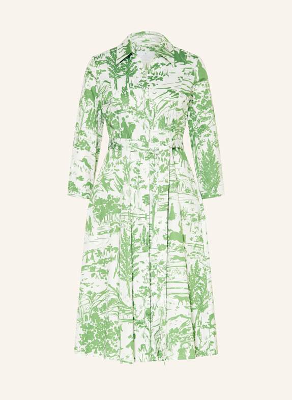 HABSBURG PÖCHLARN shirt dress WHITE/ LIGHT GREEN