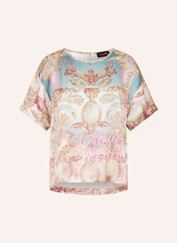 miss goodlife Satin T-shirt BLUE/ PINK/ BROWN