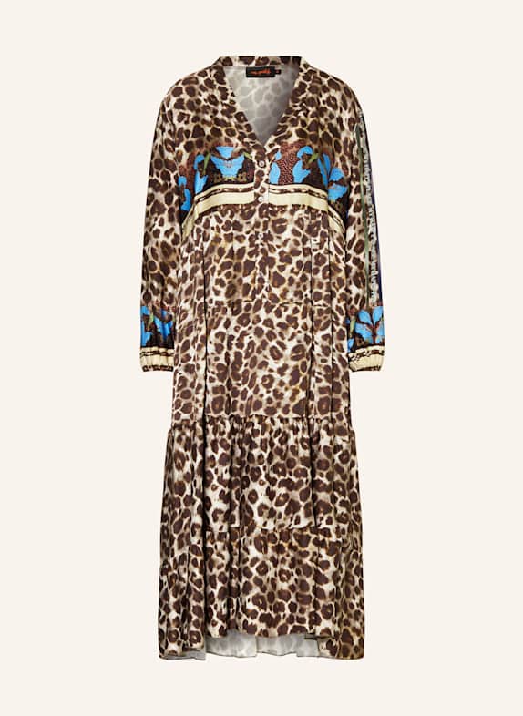 miss goodlife Dress BROWN/ LIGHT GRAY/ BLUE