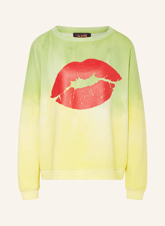 miss goodlife Sweatshirt LIGHT GREEN/ YELLOW/ RED