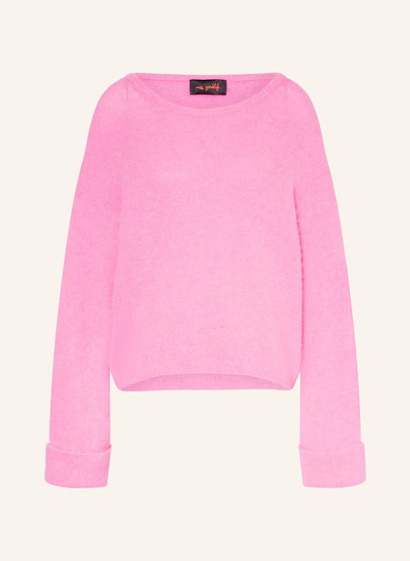 miss goodlife Sweater with alpaca NEON PINK