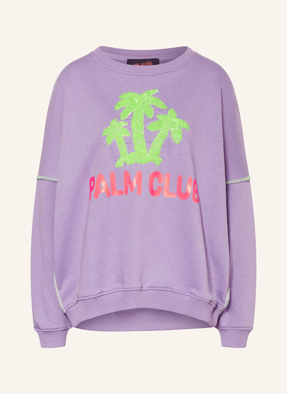 miss goodlife Sweatshirt with sequins LIGHT PURPLE