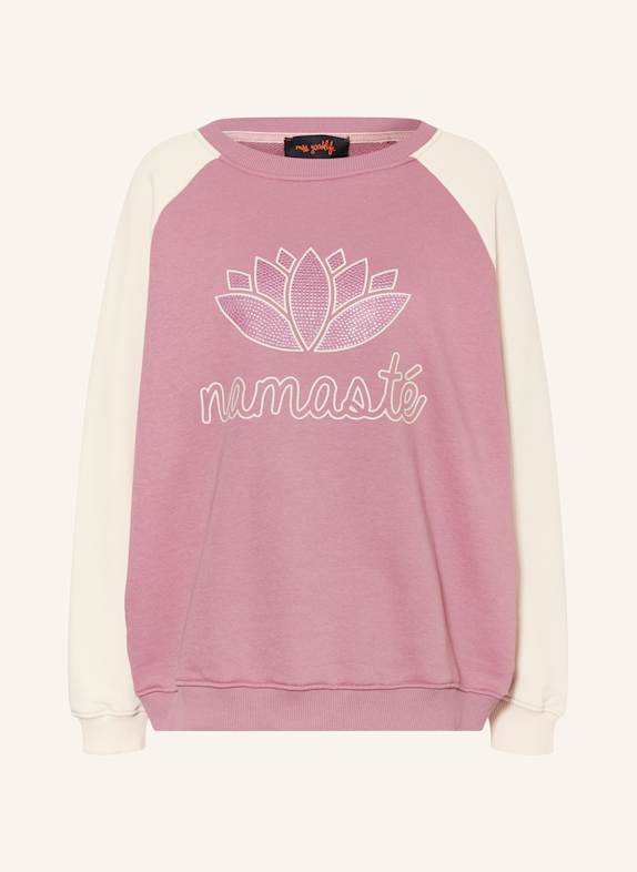 miss goodlife Sweatshirt with decorative gems DUSKY PINK/ CREAM
