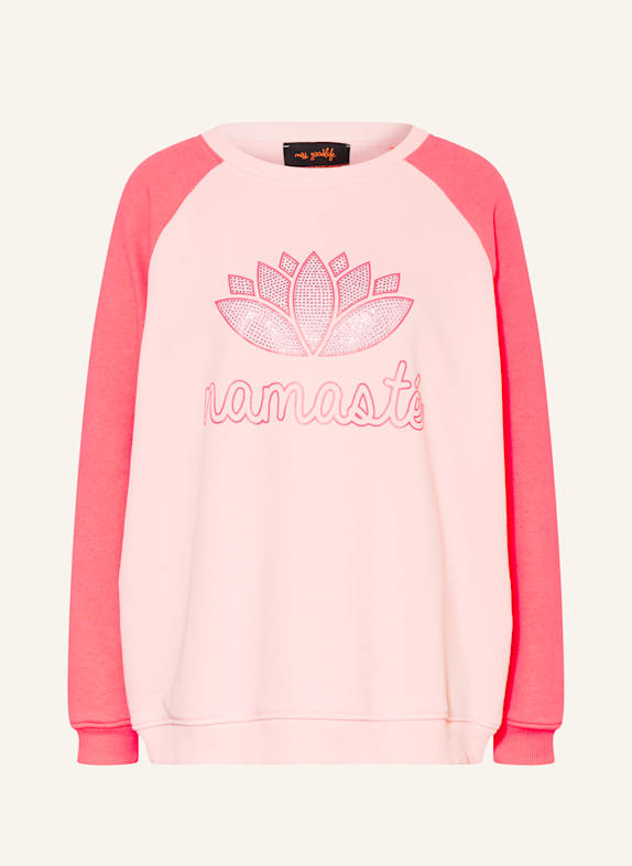 miss goodlife Sweatshirt with sequins NEON PINK/ PINK