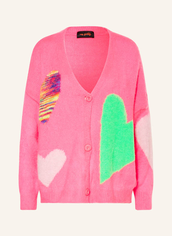miss goodlife Cardigan NEON PINK/ NEON GREEN