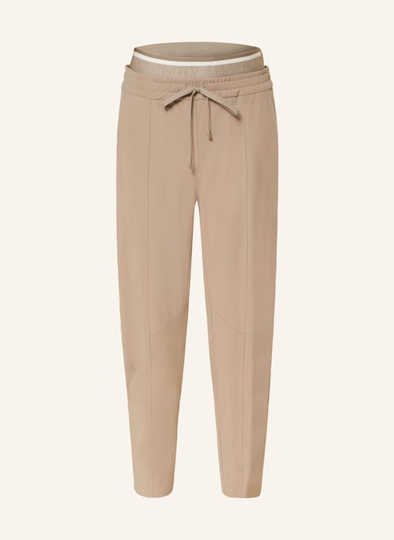 CAMBIO 7/8-Hoser EDEN im Jogging-Stil BEIGE