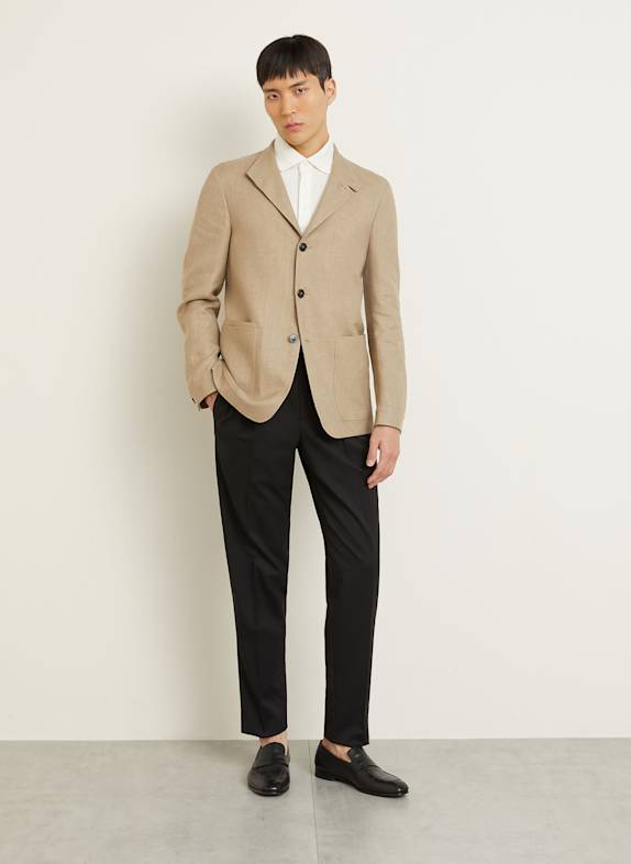 ZEGNA Broek Extra Slim Fit ZWART