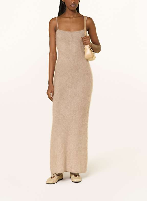 ALMADA LABEL Sukienki koszulowe WEEKEND Max Mara FIONA z kaszmiru BEŻOWY