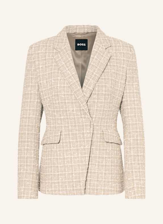 BOSS Tweed-Blazer JILA BEIGE/ CREME