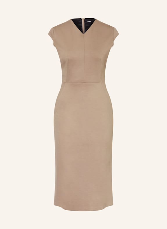 BOSS Sheath dress DULISA BROWN