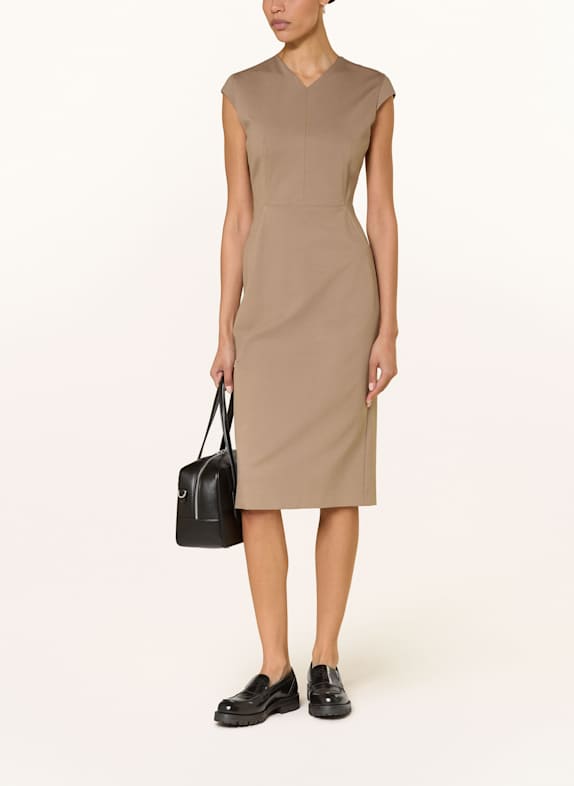 BOSS Sheath dress DULISA BROWN