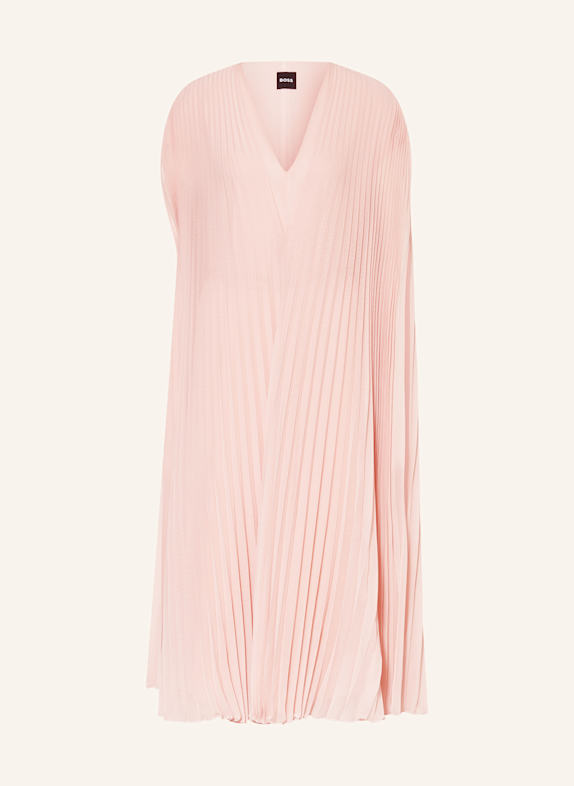 BOSS Cocktailkleid DENNYA mit Plissees HELLROSA