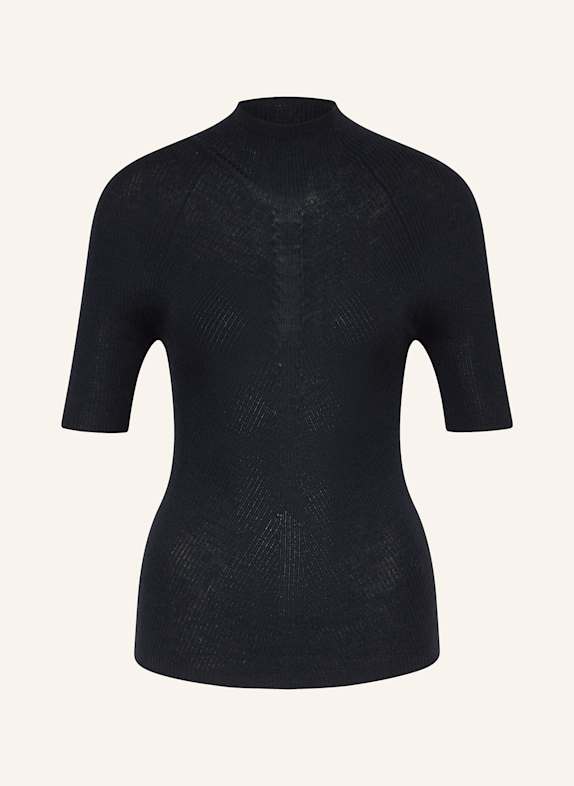 BOSS Strickshirt FALERI DUNKELBLAU