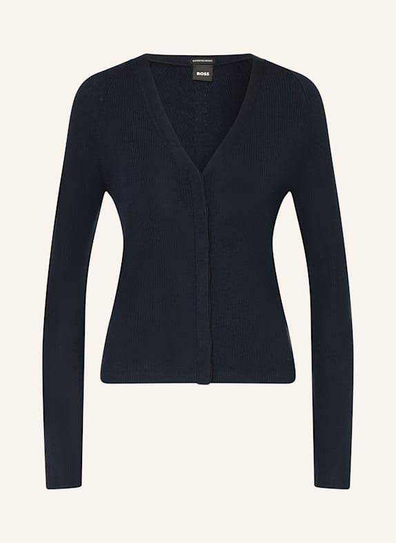 BOSS Strickjacke FRIVA DUNKELBLAU