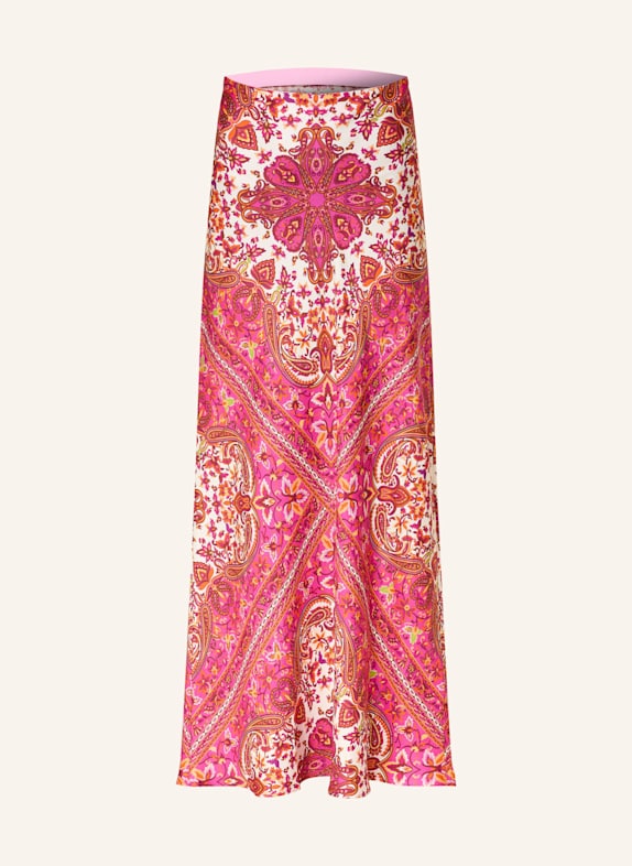 MRS & HUGS Seidenrock PINK/ ORANGE/ ECRU