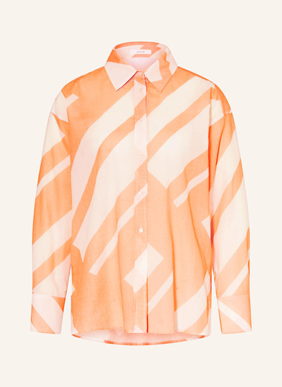 OPUS Hemdbluse FENLO HELLORANGE/ WEISS