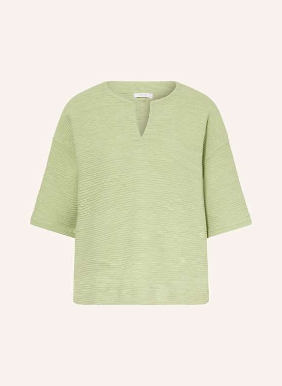 OPUS Blusenshirt GIBATINE HELLGRÜN