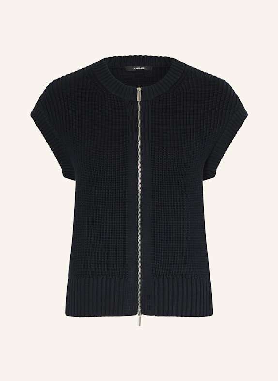 OPUS Strickweste DUFKA DUNKELBLAU