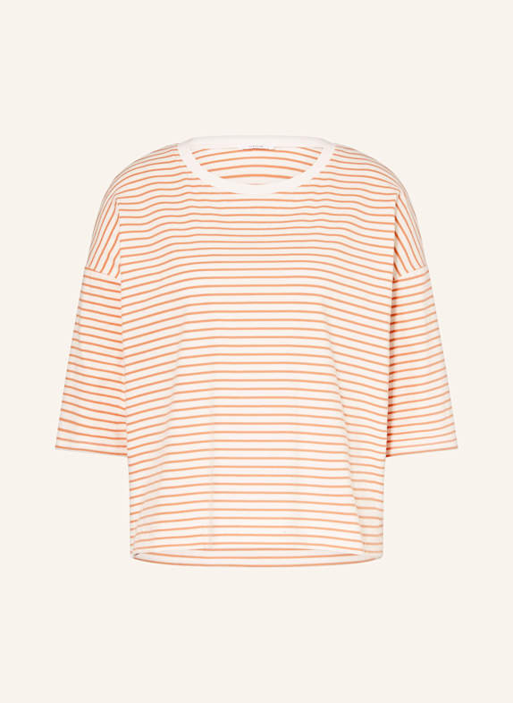 OPUS Shirt SEIFEN mit 3/4-Arm WEISS/ ORANGE