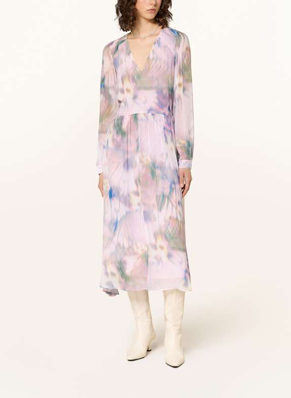 BOSS Kleid DITILLA ROSÉ/ BLAU/ GRÜN