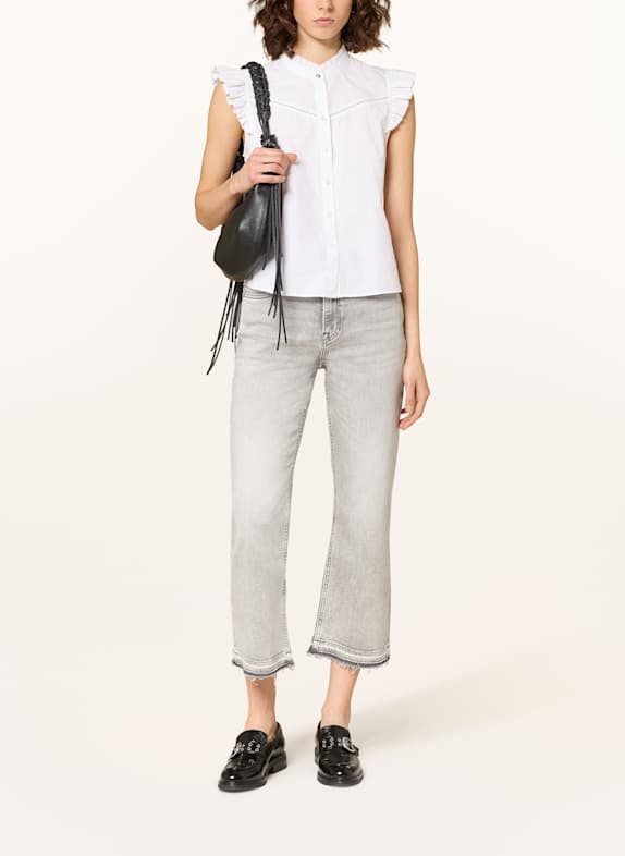 BOSS Cropped Jeans SOFT KICK FLARE 021 DARK GREY