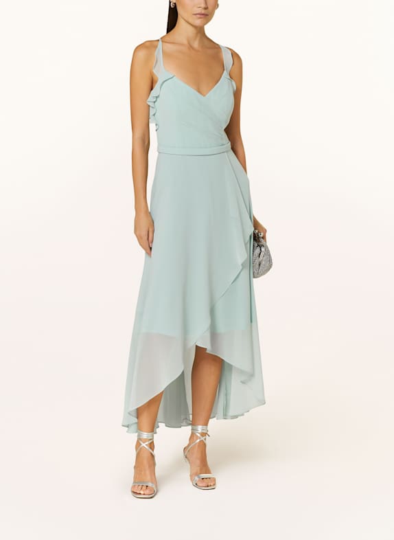 VM Vera Mont Cocktailkleid mit Volants MINT
