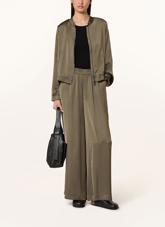 comma Satinblouson KHAKI