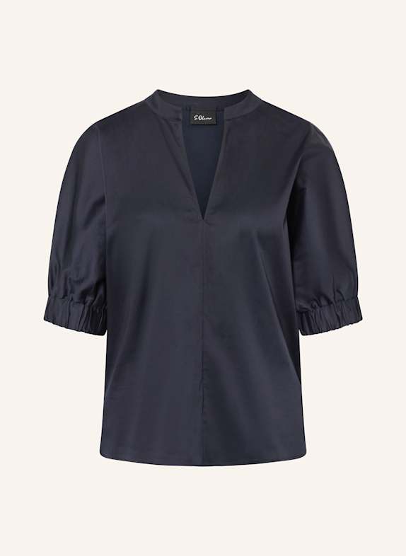 s.Oliver BLACK LABEL Blusenshirt DUNKELBLAU