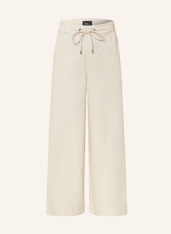 s.Oliver BLACK LABEL Culotte kalhoty BÉŽOVÁ