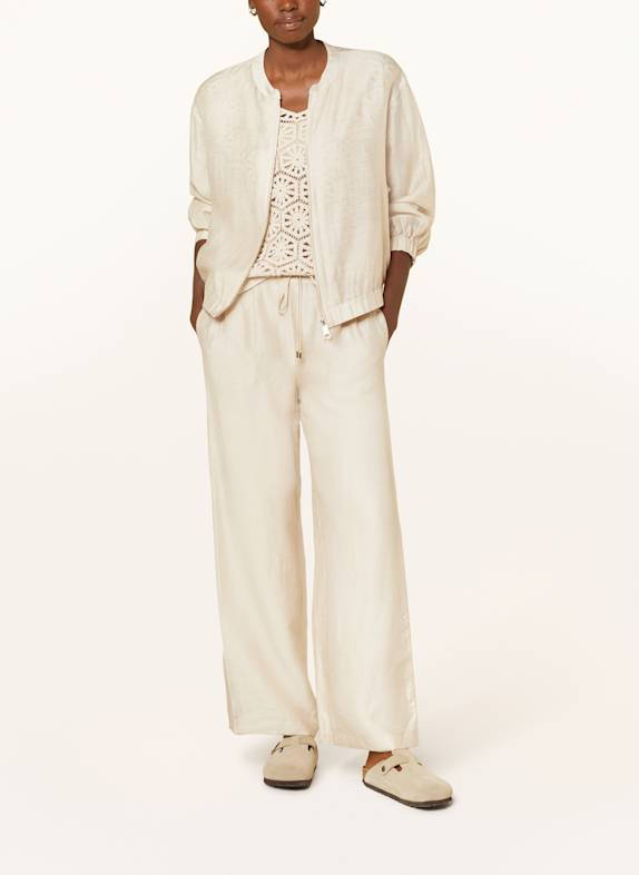 s.Oliver BLACK LABEL Blouson mit Leinen BEIGE